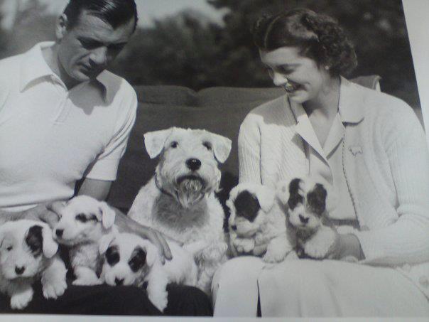 Gary Cooper, wife and Sealys
